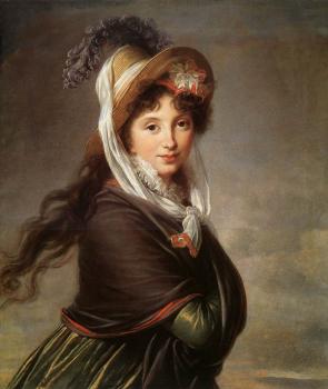 Louise Elisabeth Vigee Le Brun : Portrait of a Young Woman